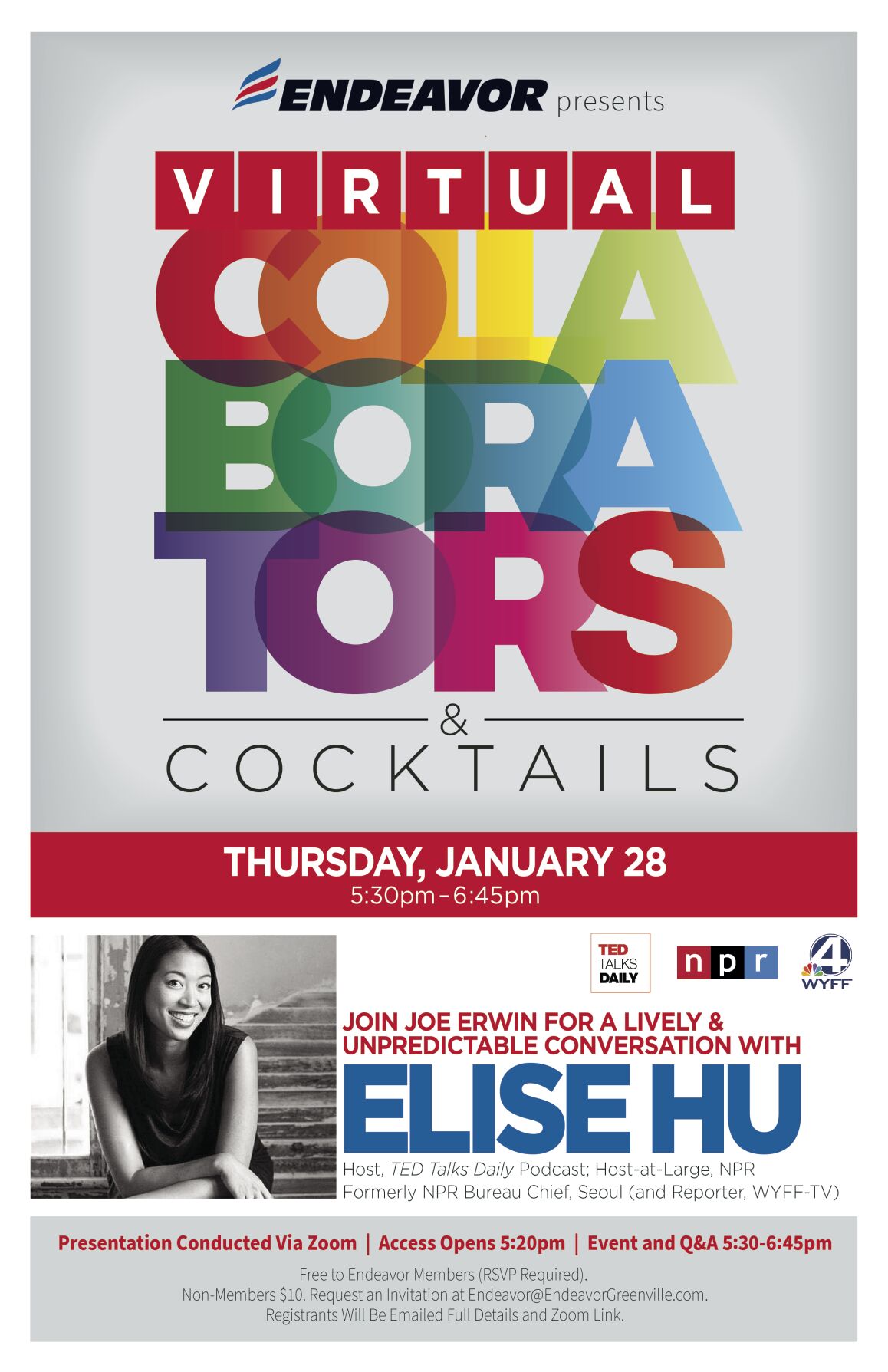 Collaborators and Cocktails - Elise Hu